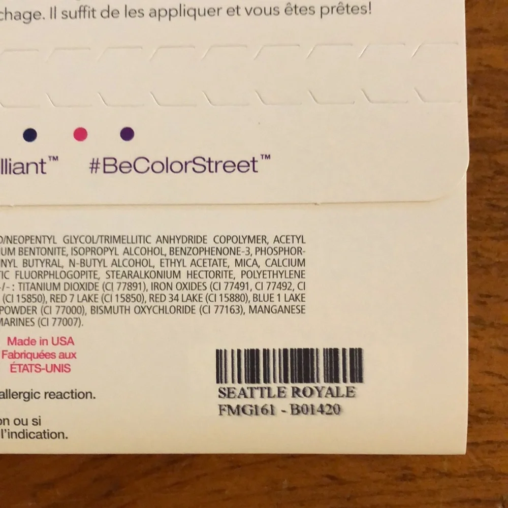 Bundle of Color Street Nail Wraps - Picture 7 of 7